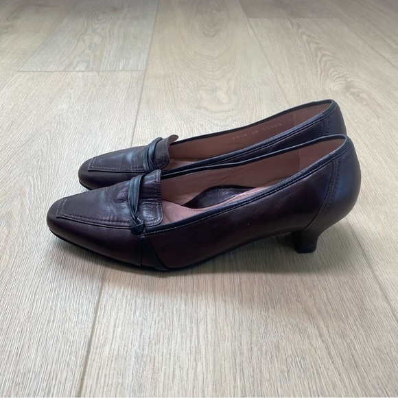 BeautiFeel Brown Leather Bow Leather Pumps - Picture 3 of 6